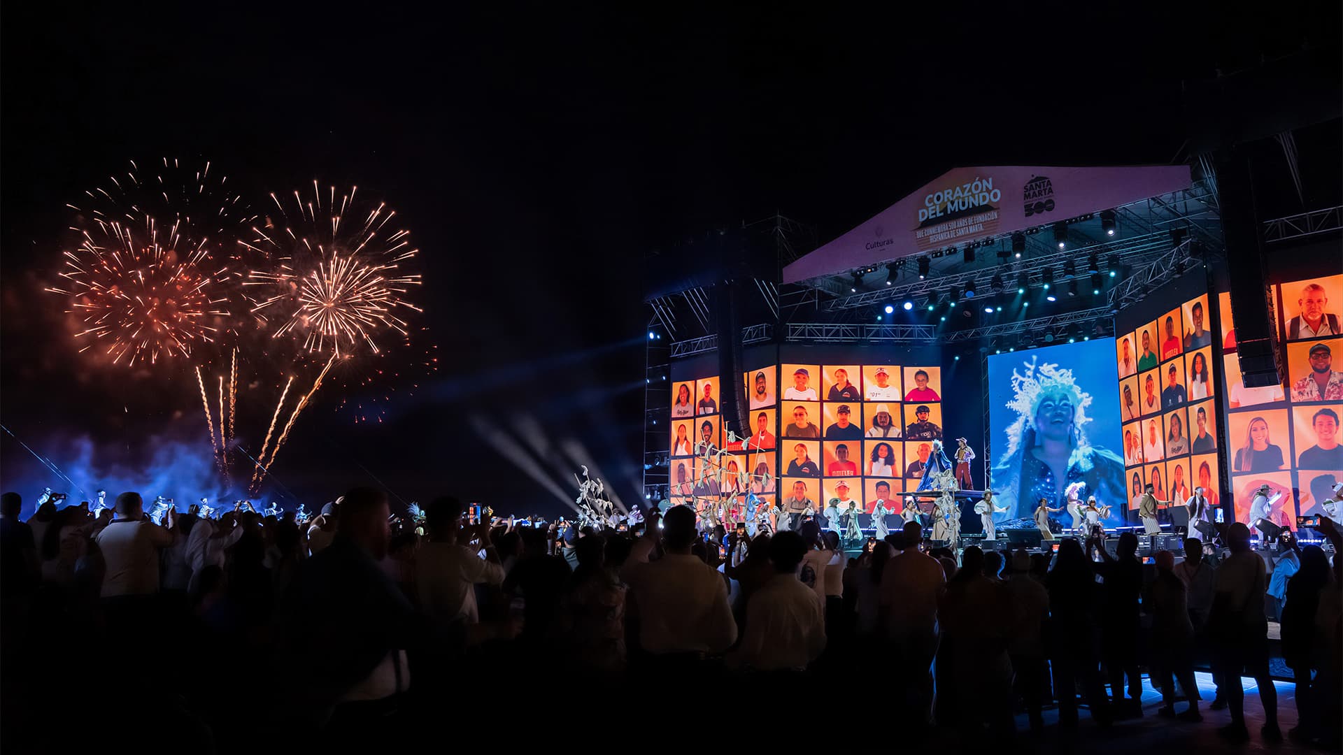 Producción técnica integral del evento Santa Marta 500 Años — Corazón del Mundo