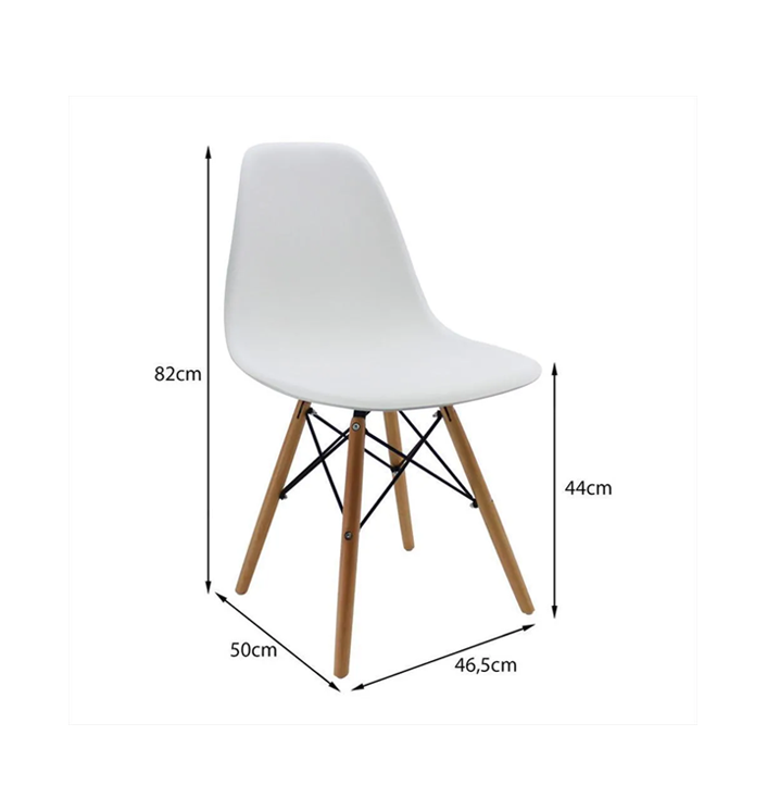 Alquiler Silla Eames Grande Ia Patas En Madera